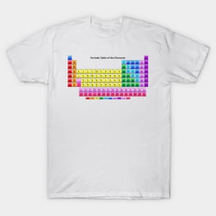 Shiny Periodic Table of the Chemical Elements T-Shirt